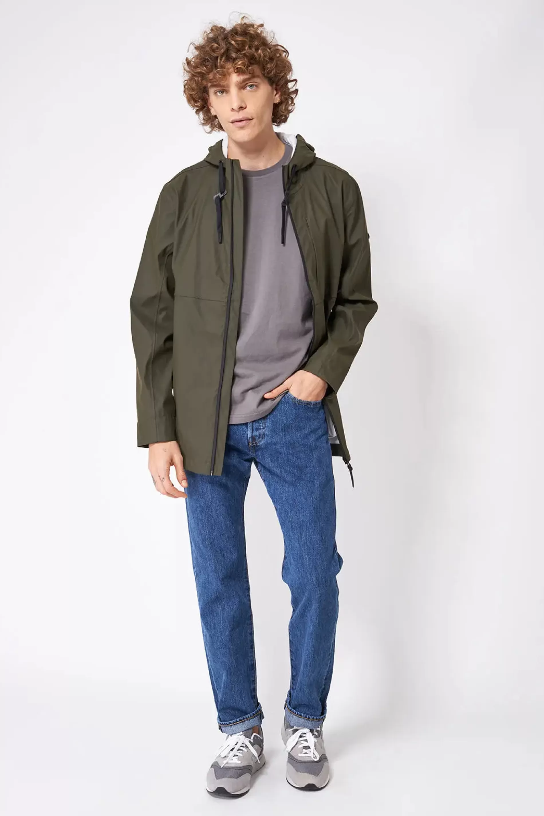 Tantä Cel Khaki^Hommes Imperméables