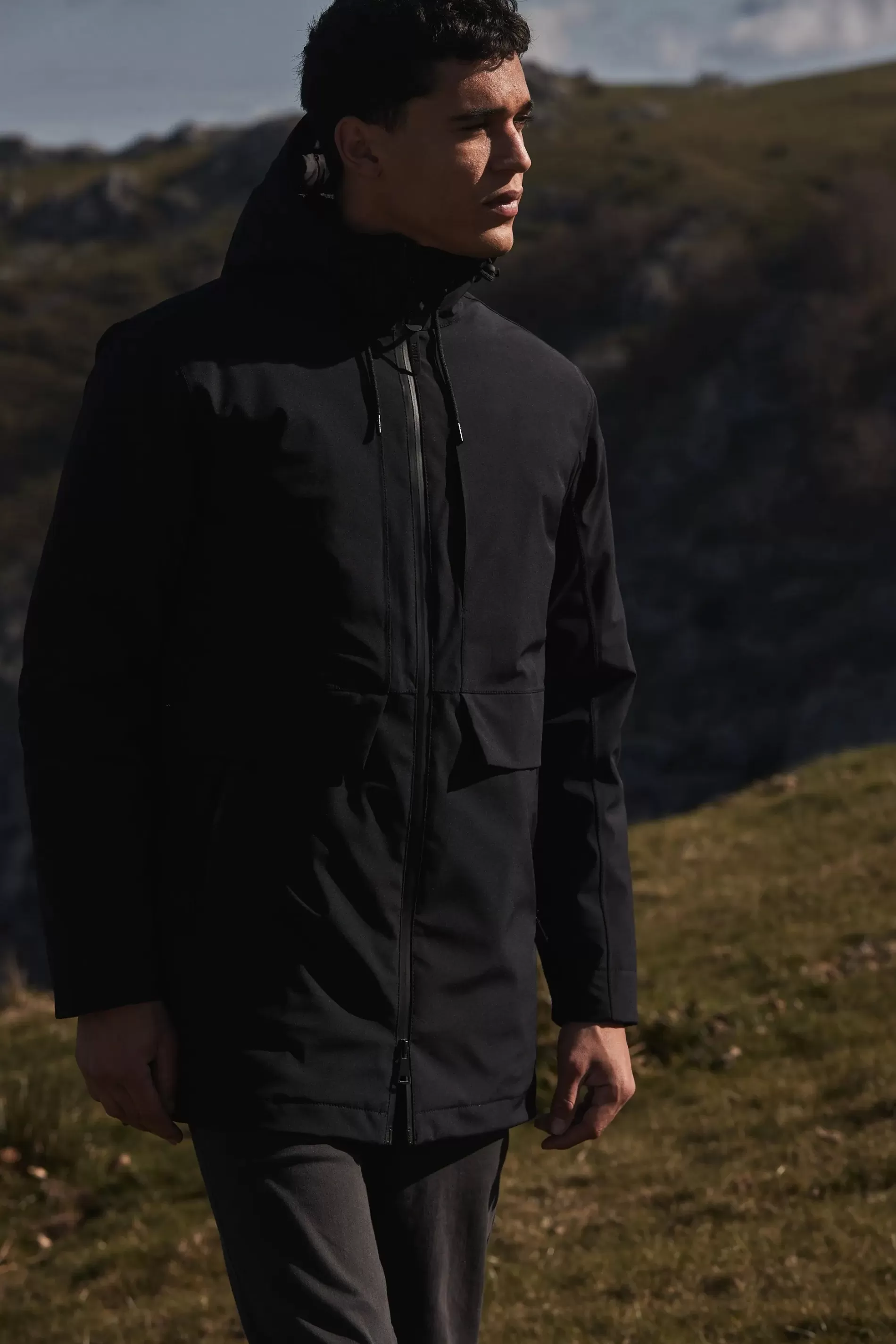 Tantä Flako Black^Hommes Manteau