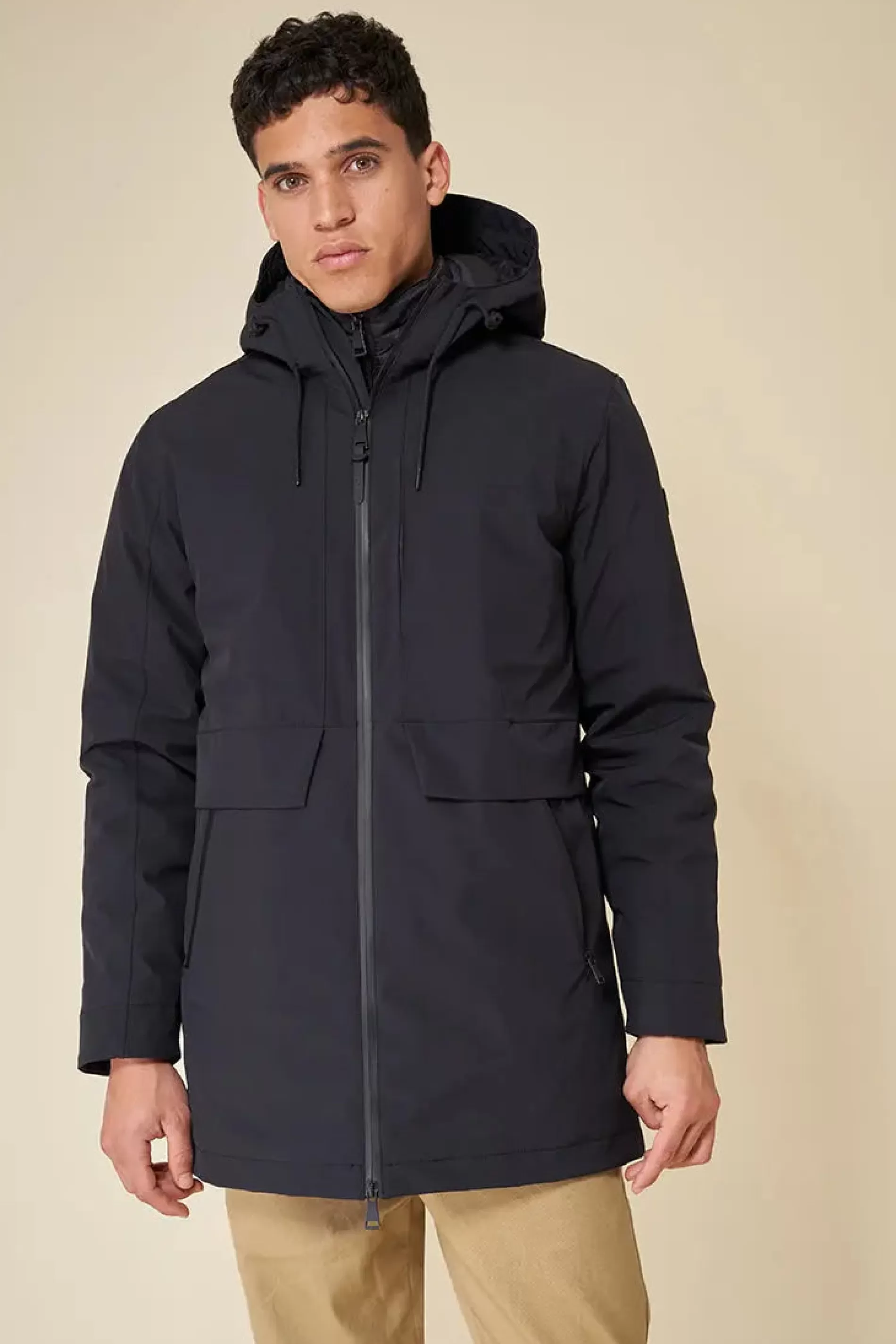 Tantä Flako Black^Hommes Manteau