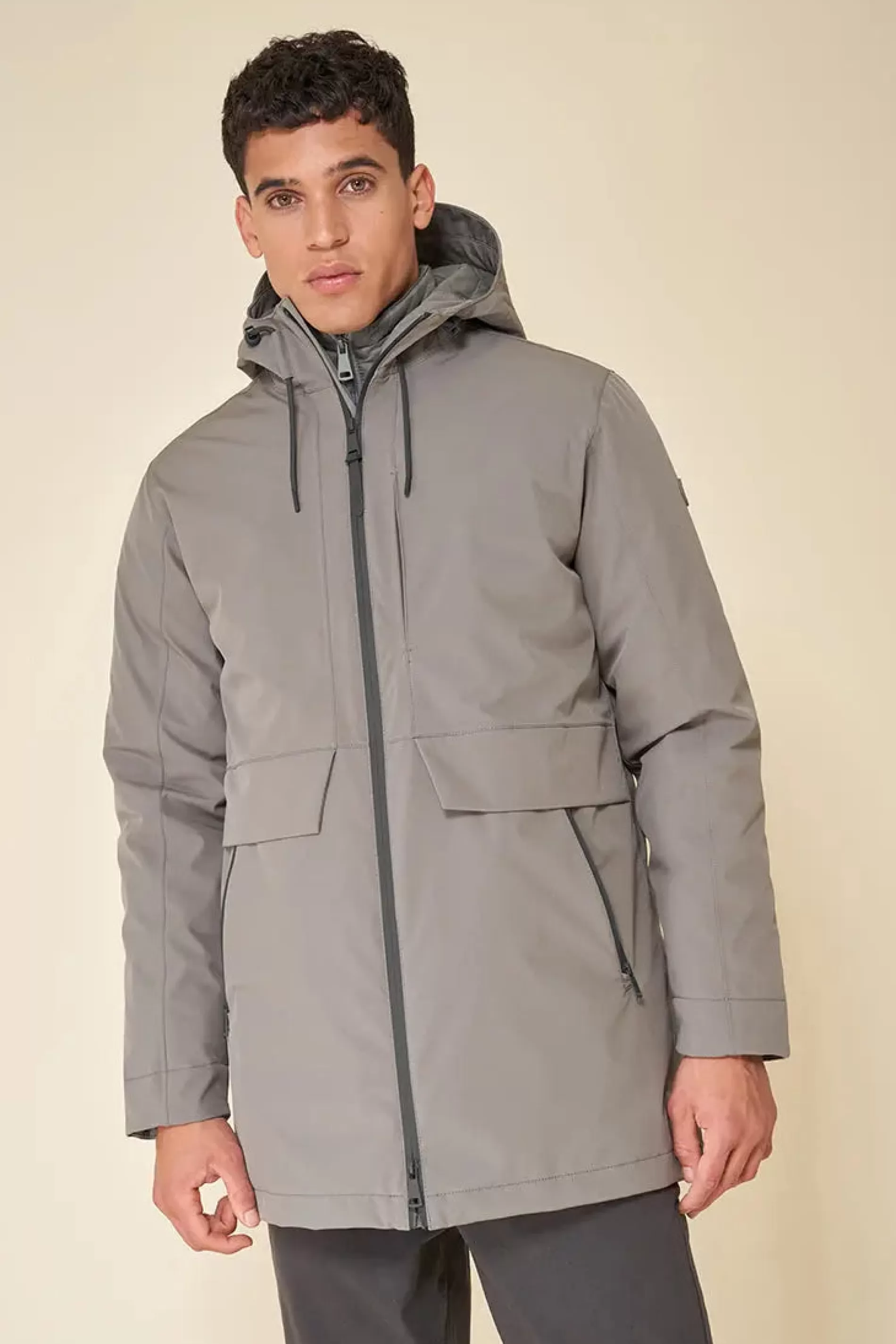 Tantä Flako Castor Gray^Hommes Manteau