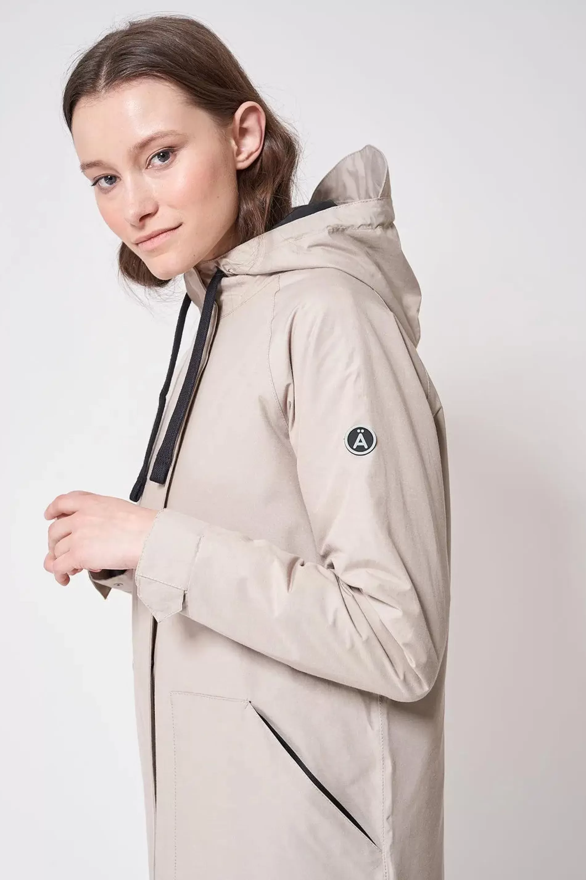 Tantä Jicht Stone Grey^Femme Manteau
