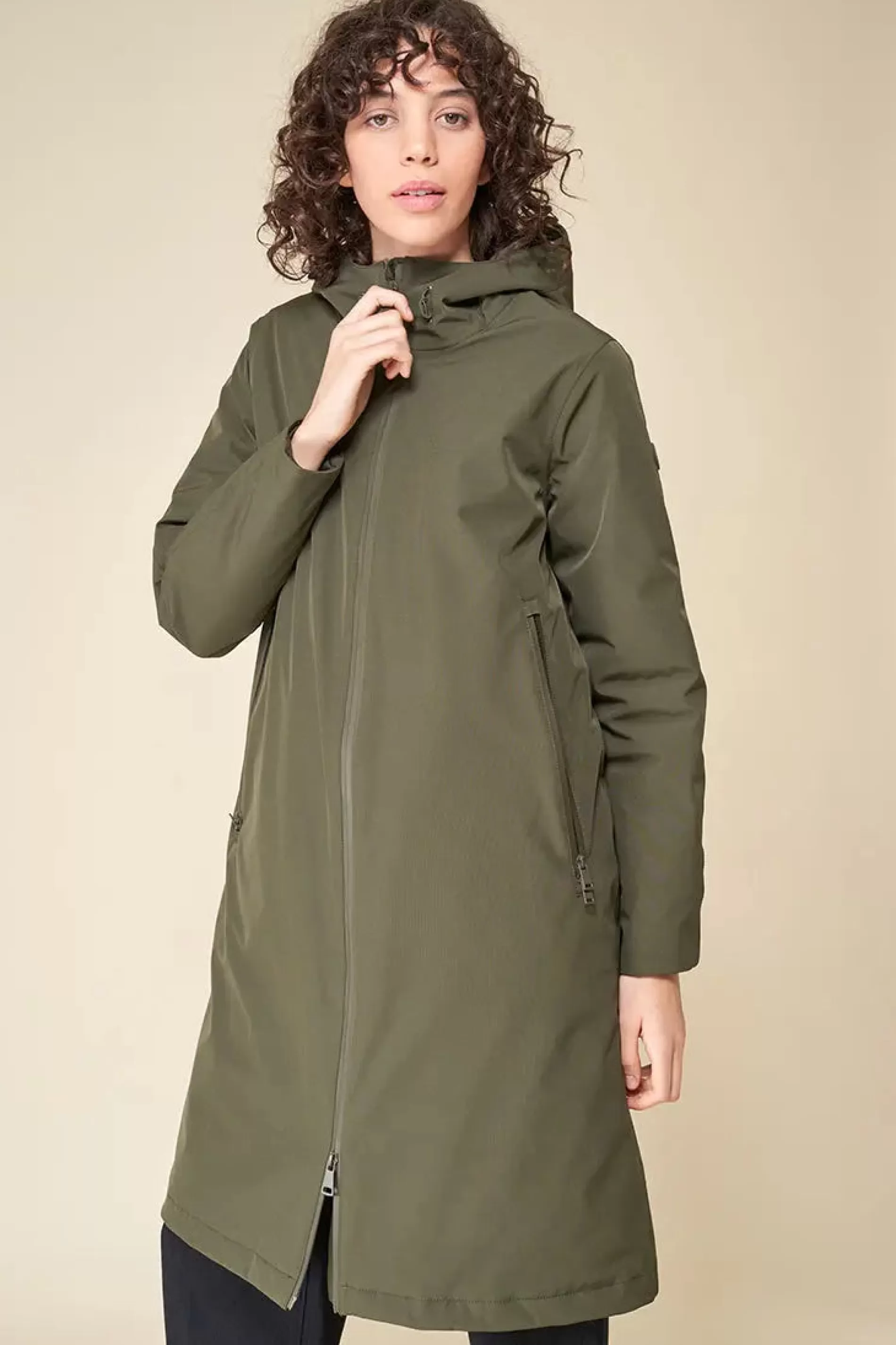 Tantä Pfutze Khaki^Femme Manteau