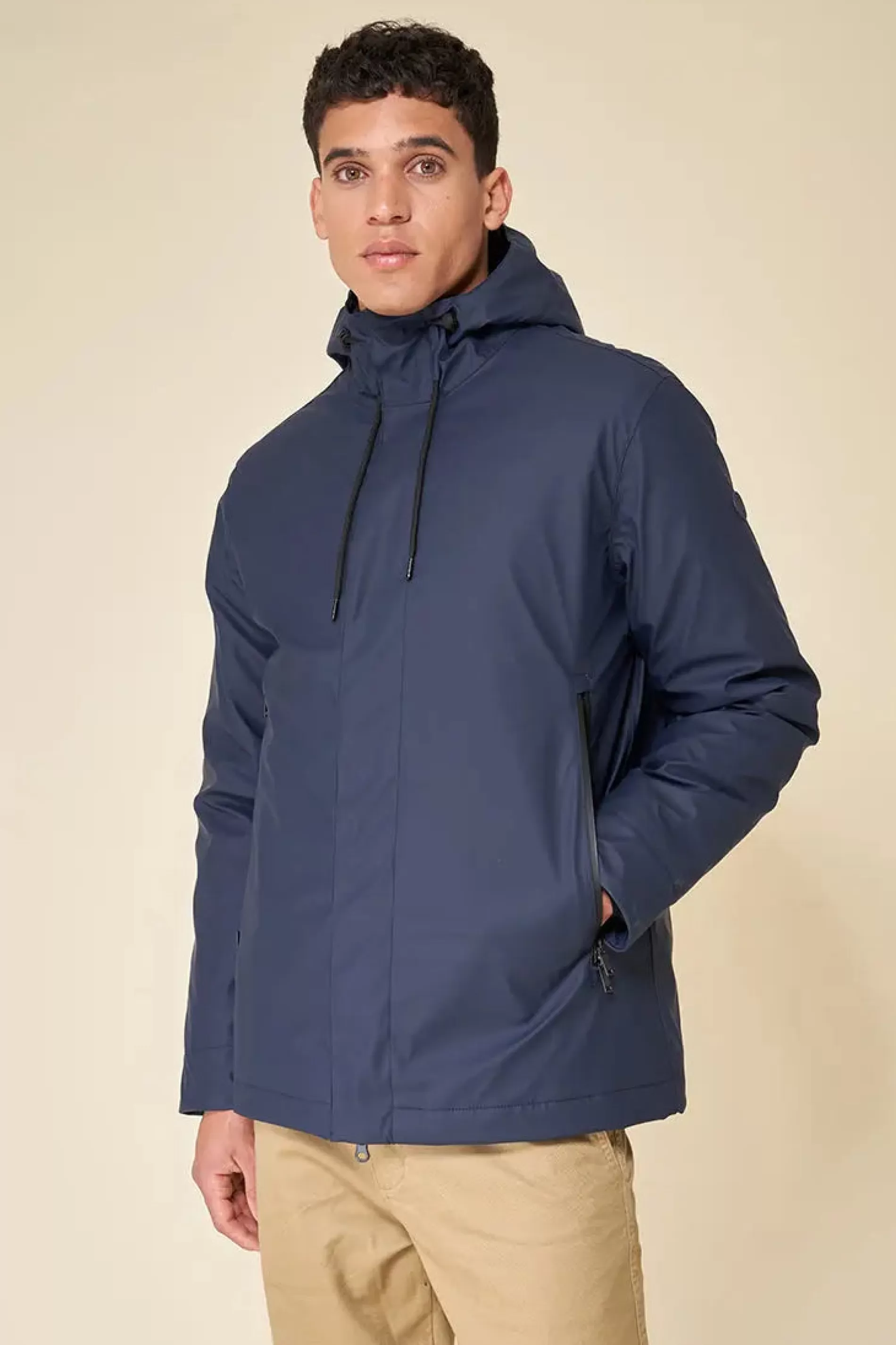 Tantä Plas Navy^Hommes Vestes