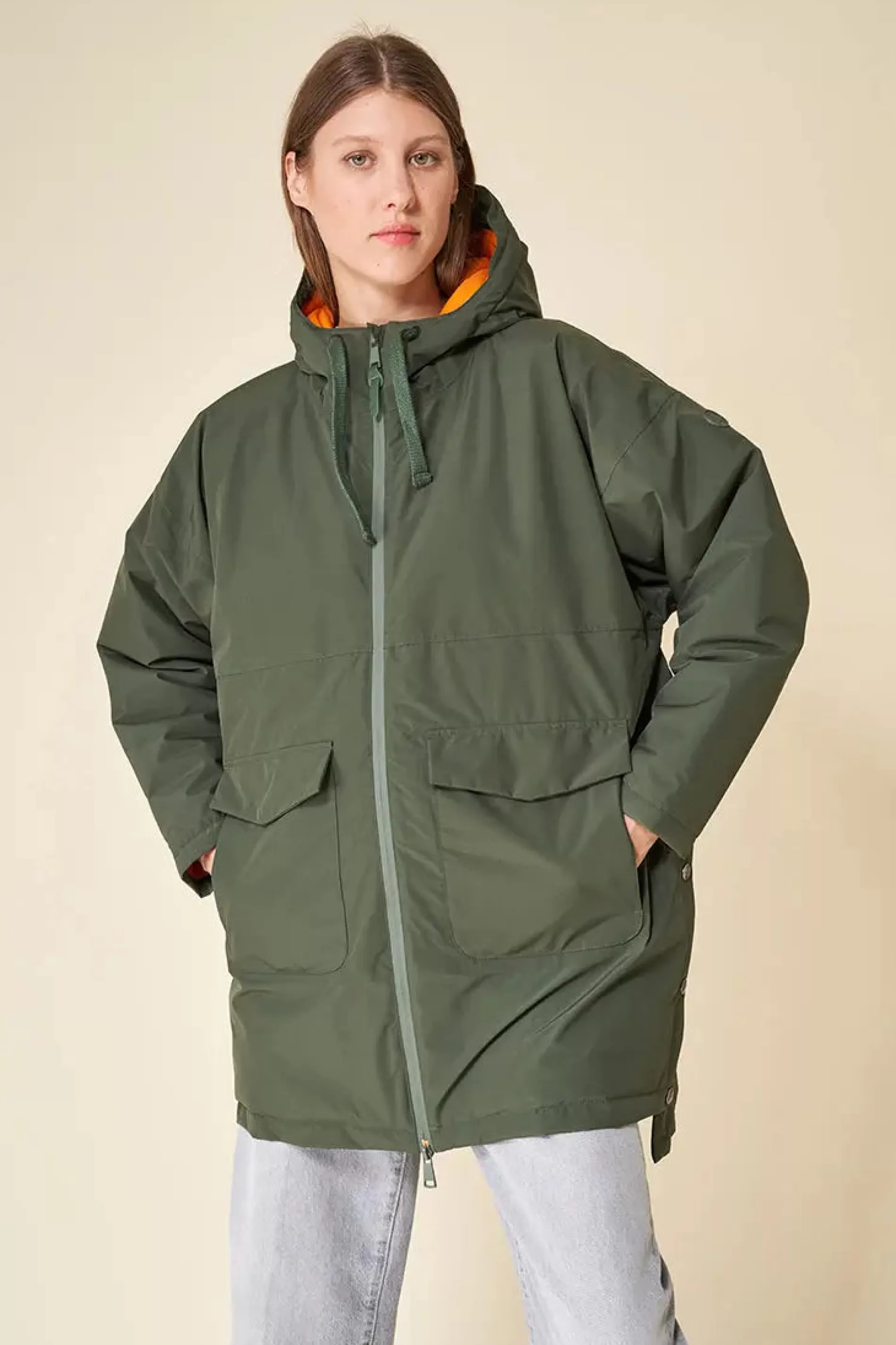 Tantä Putzua Kombu Green^Femme Manteau