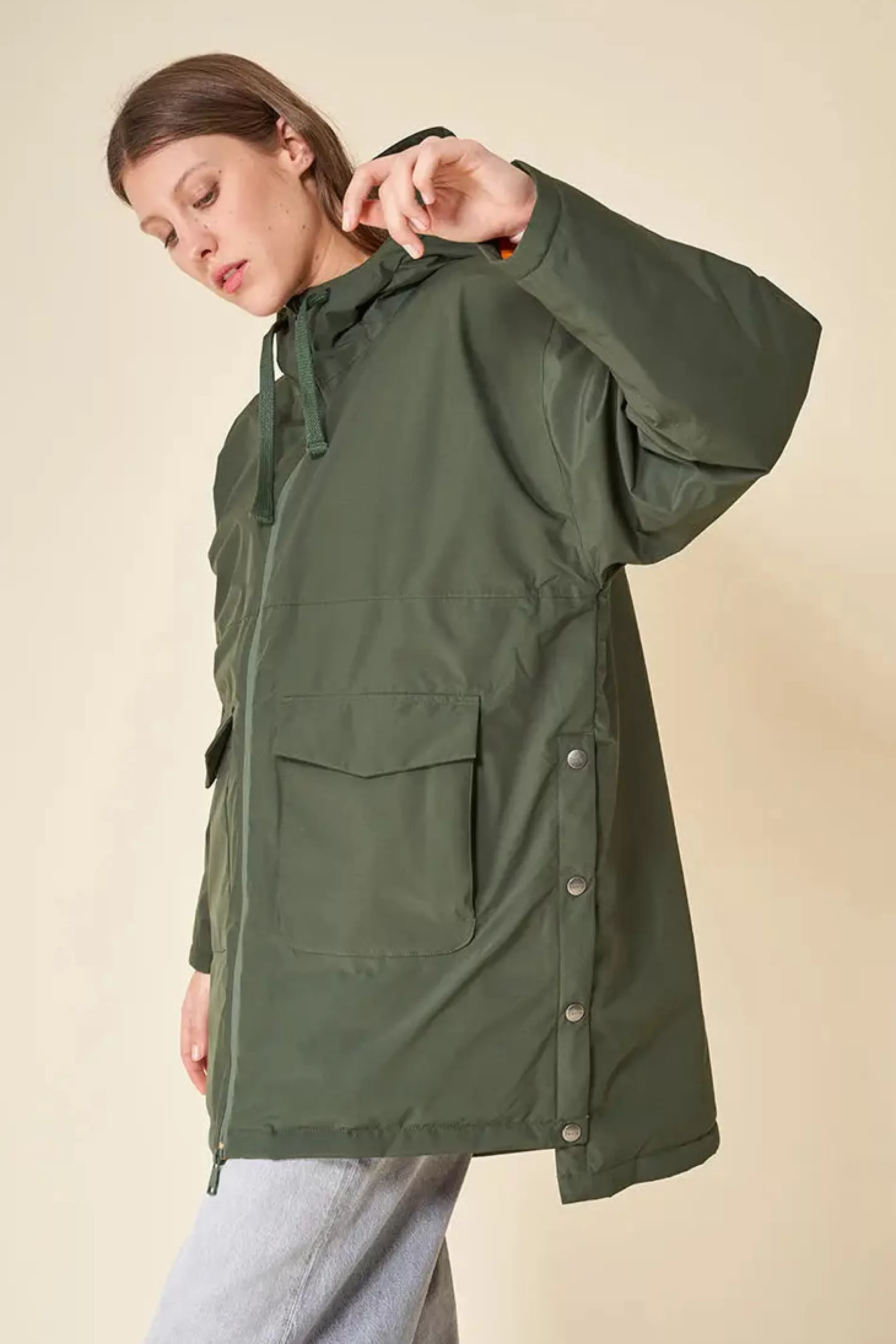 Tantä Putzua Kombu Green^Femme Manteau