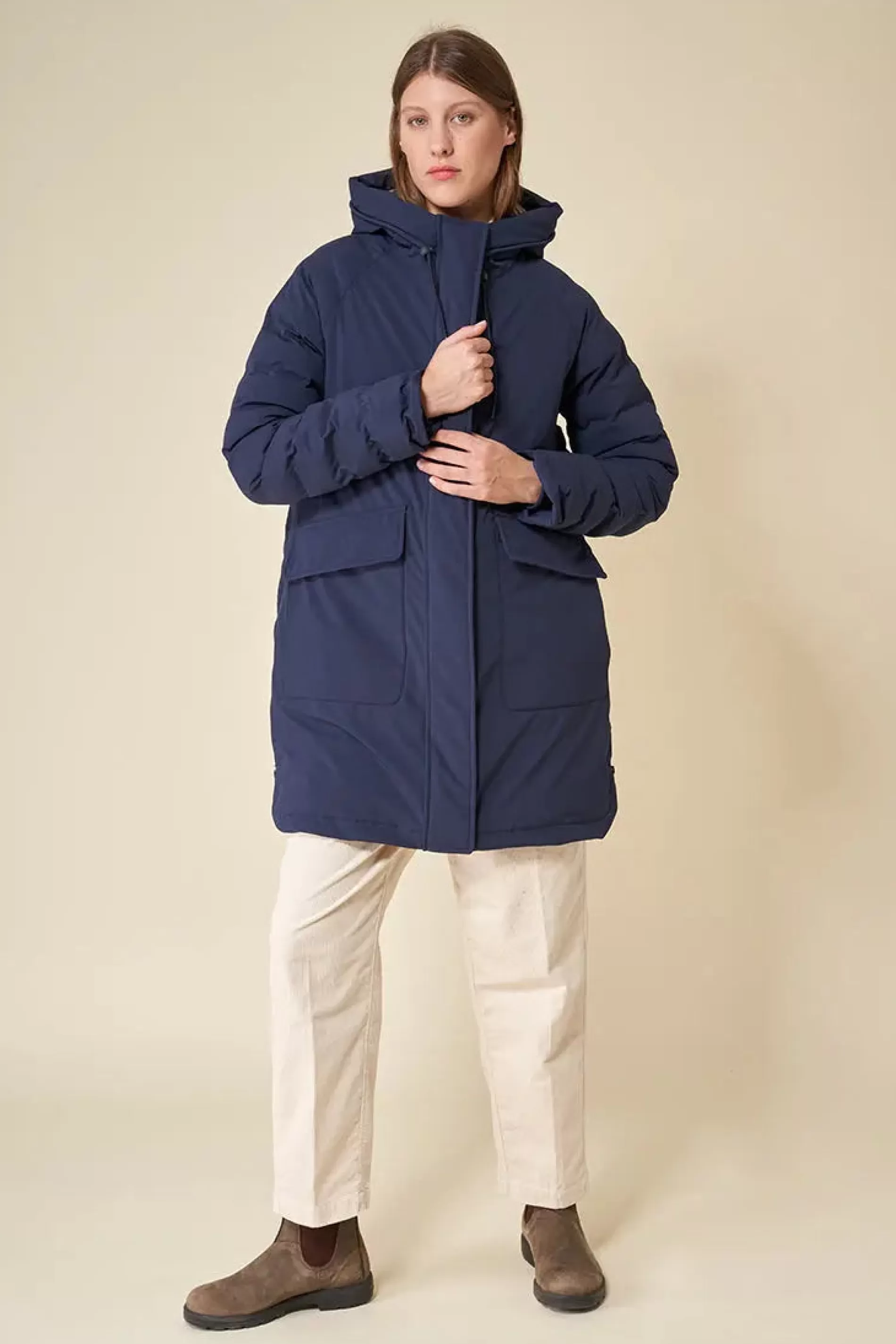 Tantä Pyt Navy^Femme Manteau