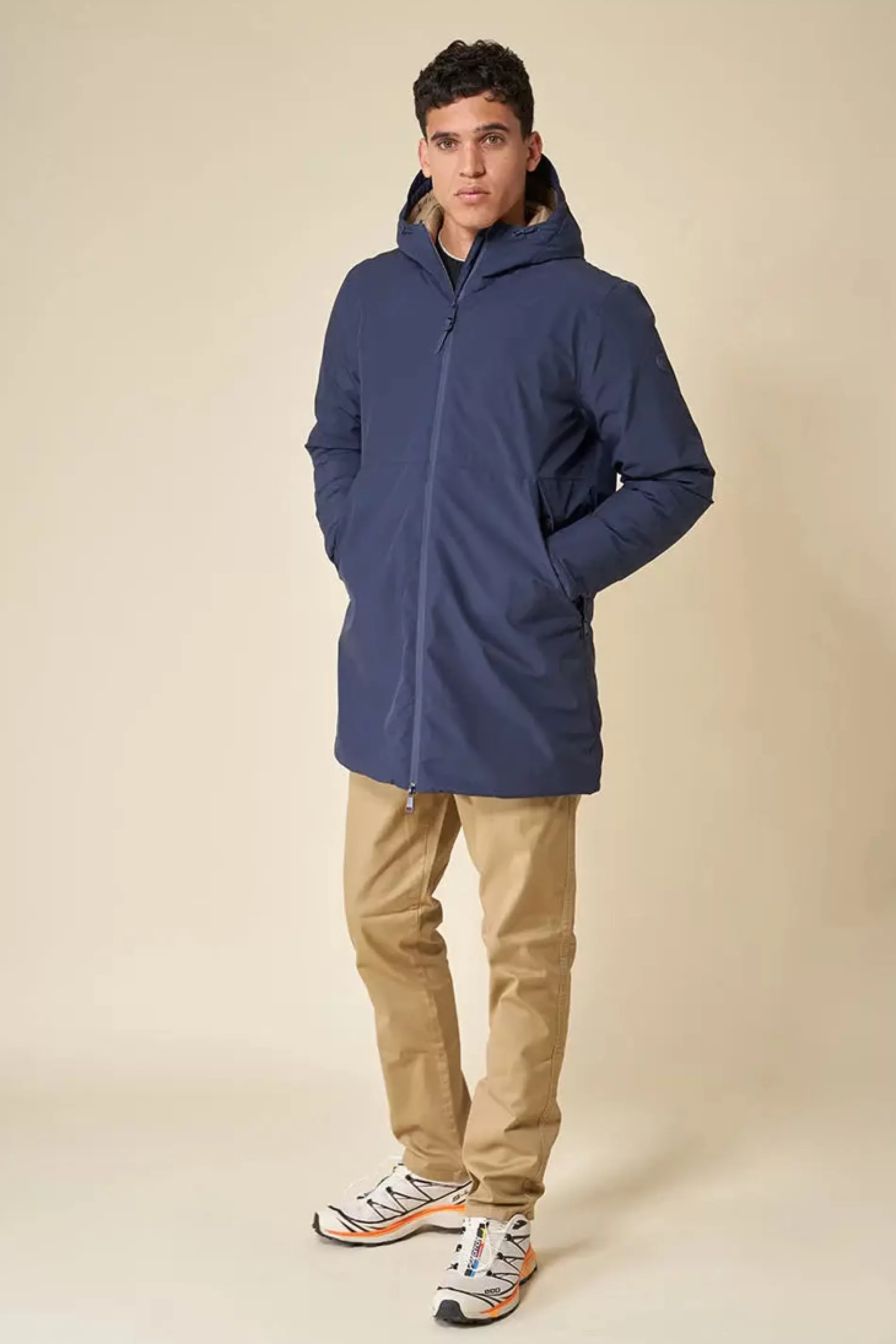 Tantä Rapakko Navy^Hommes Manteau