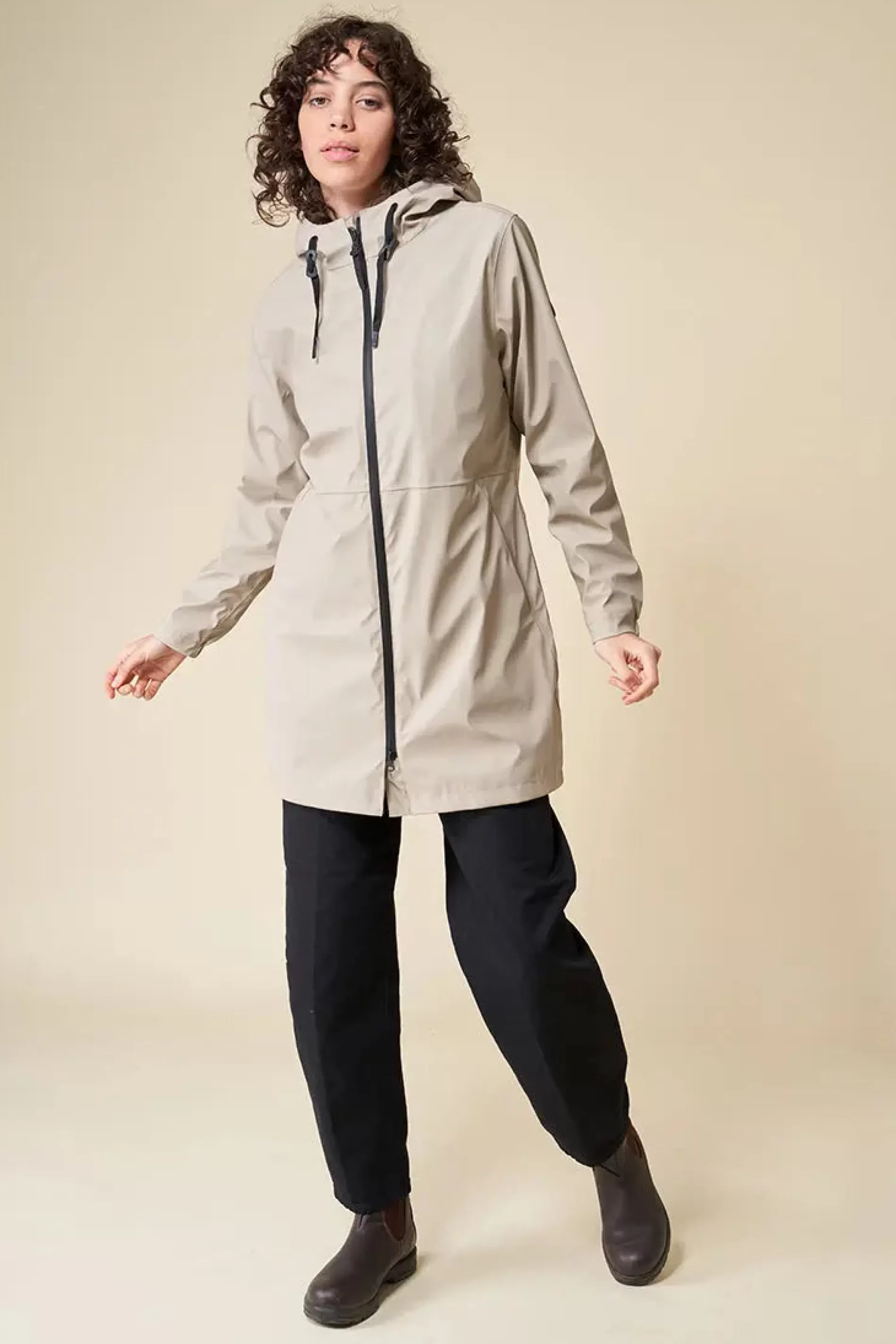 Tantä Vand Stone Grey^Femme Manteau